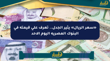 «سعر الريال» يثير الجدل.. تعرف على قيمته في البنوك المصرية اليوم الأحد